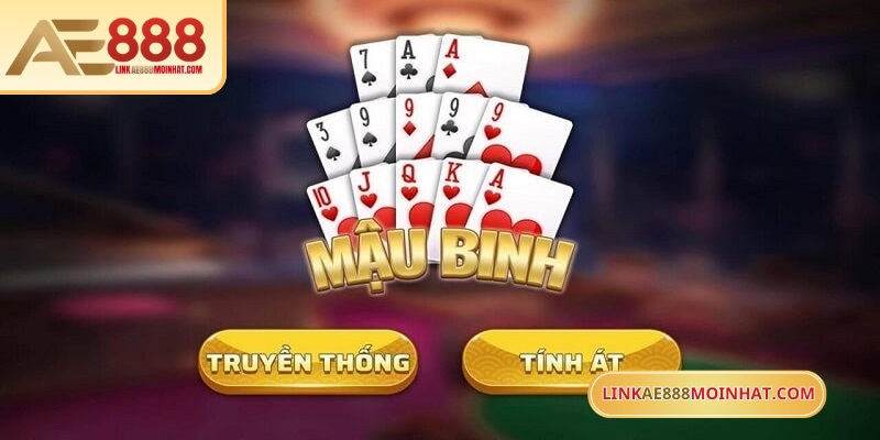 Mậu Binh sẽ sử dụng bộ bài gồm có 52 lá